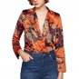 2017 Floral Jumpsuit Romper Women Deep V Long Sleeve Bodysuit Femlae Vintage Drawstring Satin Jumpsu