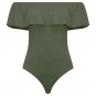 2017 Summer Off Shoulder Backless Rompers Sexy Ruffles Women Bodysuit Crop Tops Blusa Womens Jumpsui