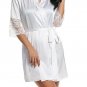 women\'s autumn style sexy lace bathrobes high quality real silk robe nightwear sleepwear temptation