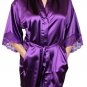 women\'s autumn style sexy lace bathrobes high quality real silk robe nightwear sleepwear temptation