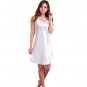 Blue Women\'s Plus Size Spaghetti Strap Night Dress Ladies\' Sexy Lingerie Short Satin V-Neck Nightg