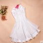 Women Sexy Silk Satin Night Gown Sleeveless Nightdress Lace Sleep Dress V-neck Nighties Night Shirt