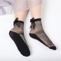 1Pair Sexy Women Girls Soft Ruffle Fishnet Lace Bowknot Ankle Socks Hollow Mesh Short Socks Hosiery 