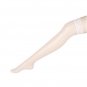 2017 New sexy women tights Fish Net stockings Lace Top Sheer Thigh High Mesh Stockings solid Nylon F