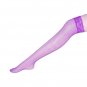 2017 New sexy women tights Fish Net stockings Lace Top Sheer Thigh High Mesh Stockings solid Nylon F