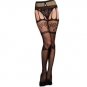 Hollow Out Tights Lace Sexy Stockings Female Thigh High Fishnet Embroidery Transparent Pantyhose Wom