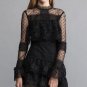 2018 Spring Self Portrait Women\'s Europe and the United States water-soluble lace stitching perspec