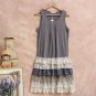 Harajuku Mori Gir Style Multi-Layer Lace Layered Lolita Tank Dress Forest Girl Loose Casual Sleevele