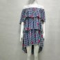 Summer Dress 2018 Women Ruffles Layered Fashion Print Off Shoulder Sexy Slash Neck Mini Sundress Loo