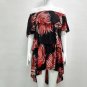 Summer Dress 2018 Women Ruffles Layered Fashion Print Off Shoulder Sexy Slash Neck Mini Sundress Loo