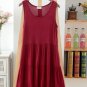 2016 women plus size one-piece female loose basic medium-long tank cotton modal dress layered vest s
