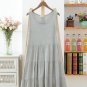 2016 women plus size one-piece female loose basic medium-long tank cotton modal dress layered vest s