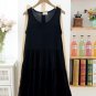 2016 women plus size one-piece female loose basic medium-long tank cotton modal dress layered vest s