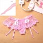 Sexy Womens Sheer Lace Top Thigh-Highs Stockings + Garter Belt Suspender Set Black/Whi