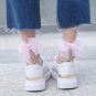 New Fashion Women Ruffle Fishnet Ankle High Socks Mesh Lace Fish Net Short Socks Fantastic Beautiful