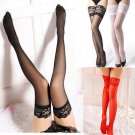 2017 New LACE TOPPED THIGH HIGH SHEER FISHNET STOCKINGS