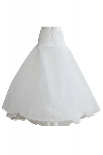 2017 NEW 1 tire two layer wedding ball gown long bone crinoline petticoat