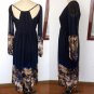 Loose Long Floral Printed Chiffon Dress Short Sleeve Summer Layered Midi Dresses Plus Size Women Clo