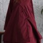comfortable pure cotton dress long sleeve vestidos double layer frog dress 4 colors