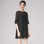 YERAD Summer Elegant Women Chiffon Loose Mini Dress Two Layers Brand Sexy Dress