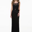 Round Neck Sleeveless Lace Women\'s Maxi Dress