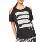 Women\'s Short Sleeve Off Shoulder Shirt Casual Blouse Loose Tops T-Shirt