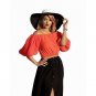 Sexy Off Shoulder Blouse Fashion Women Short Sleeve Crop Tops Casual Red Blouse Shirt blusa manga co
