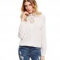 Women Fall Tops New Women Shirts Blouses European Style Elegant Blouse Contrast Lace Crochet Trim Bl