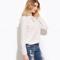 Women Fall Tops New Women Shirts Blouses European Style Elegant Blouse Contrast Lace Crochet Trim Bl