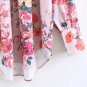 Casual Tie Neck Bow Floral Print Blouse 2018 Spring Long Sleeve OL Work Top Blouse Women Elegant Ove