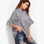 Women Striped Blouses Ruffle Sleeve Casual Tops Autumn Style New Arrival Ladies Shirt Babydoll Cute