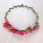 2017 Bridal Wreath Crown Head Women Artificial Flower Wreath For Hair Floral Bridesmaid Wedding Garl