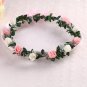 1pcs Flower Bridal Wreath Artificial Flower Head Wreath For Hair Floral Bridal Hair Accessory Weddin