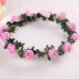 1pcs Flower Bridal Wreath Artificial Flower Head Wreath For Hair Floral Bridal Hair Accessory Weddin