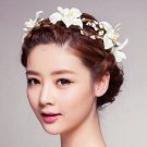 New Fashion Lily Flower Garland  Cloth Hair Accessories Artificial Floral Beach Hairband Bride Headw