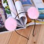 1PC Hot High Quality Cute Women Furry Fluffy Artificial Double Rabbit Plush Balls Headband Hair Band