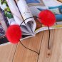 1PC Hot High Quality Cute Women Furry Fluffy Artificial Double Rabbit Plush Balls Headband Hair Band