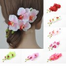Bride Bridesmaids  Four Artificial Phalaenopsis Flowers Head Hairpin  Hair Accessories