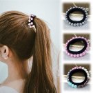 Women Girls Fashion 1PC 5 Colors Olivet Korean Seamless Artificial Pearl Charming Elastic Hair Rope 