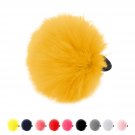 2pcs Korean Artificial Rabbit Fur Ball Elastic Hair Ties Bands Rope Ponytail Holders Girls Hair Clip