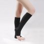 New Women Men Knee High Open Toe Unisex Compression Socks Leg Fatigue Relief Sock 6475