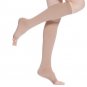 New Women Men Knee High Open Toe Unisex Compression Socks Leg Fatigue Relief Sock 6475