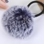 2018 New Artificial Rabbit Fur Ball Elastic Hot Hair Fashion Hair Ties Ponytail Holders Girls Hairba