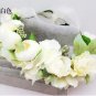 Bridesmaid Flower wedding Wreath Artificial Flower Head Wreath Floral headband Hair accessories Flow