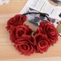2017 Bride Bohemian Artificial Flower Headband Festival Wedding Floral Garland Hair Band Girl Headpi