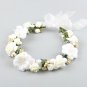 Wreath Girl Head Flower Crown Bridal Hair Accessories Artificial Flower Head Wreath For Hair Wedding
