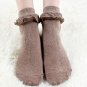 White Lolita Socks With Lace Lovely Sock Cute Women Princess Lace Ruffle Retro Frilly Socks For Gir
