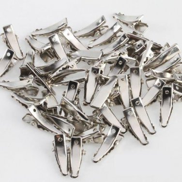 HOT SALE!50pcs Mini Single Prong Alligator Hair Clips w/ Teeth