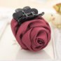 Rose Flowers Black Plastic Teeth Hair Claw Clips Exquisite Elegant Headwear For Women Girl Hair Acce