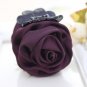 Rose Flowers Black Plastic Teeth Hair Claw Clips Exquisite Elegant Headwear For Women Girl Hair Acce